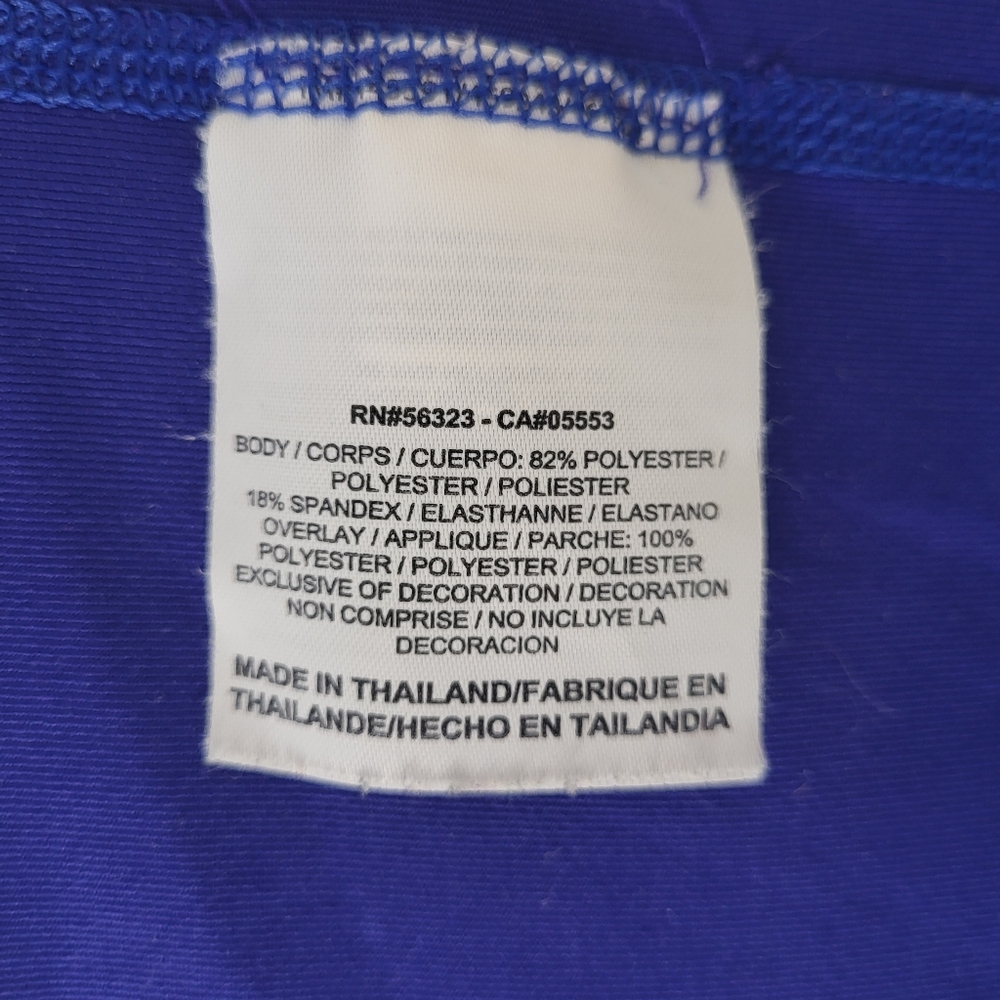 SOLD Nike Women's Pro Combat Dri Fit Running Shorts Lined Mesh Blue Medium - Picture 4 of 6
